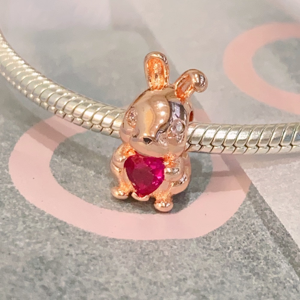 【Moments】PAN Chinese Year of The Rabbit Charm 782471C01 rose gold Cartoon animal luck pendant