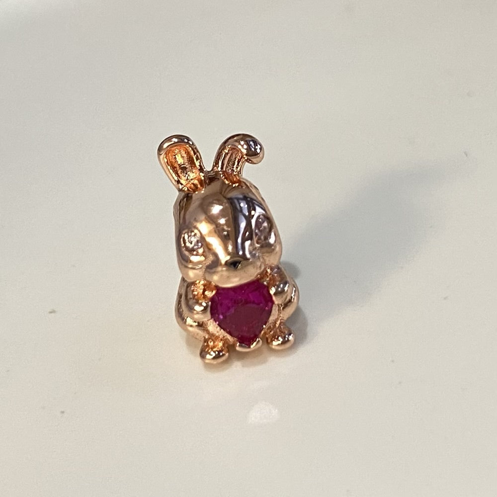 【Moments】PAN Chinese Year of The Rabbit Charm 782471C01 rose gold Cartoon animal luck pendant