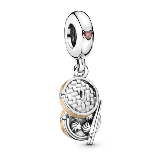 【Moments】Chinese Bao Dangle Charm 798250CZR 925 Silver cute funny Food pendant