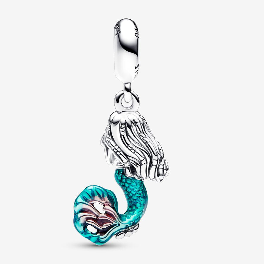 【Moments】The Little Mermaid Ariel Dangle Charm 792695C01 925 Silver Blue Princess travel pendant