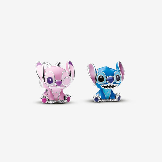 【Moments】Pan Disney Lilo & Stitch Angel Charm Stitch Charm Duo 793815C01 925 silver 793739C01