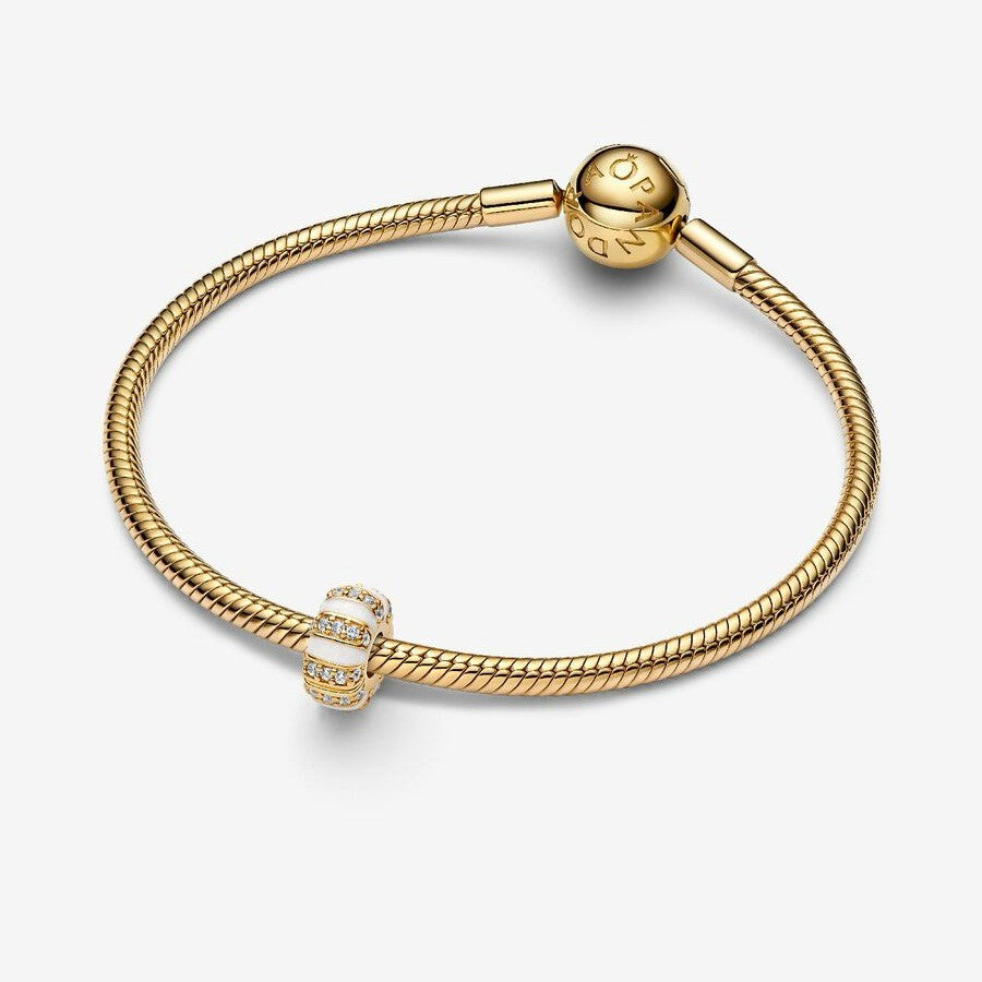 【Moments】PAN Stones & Enamel Clip Charm 925 silver 793785C01 Gold 763785C01