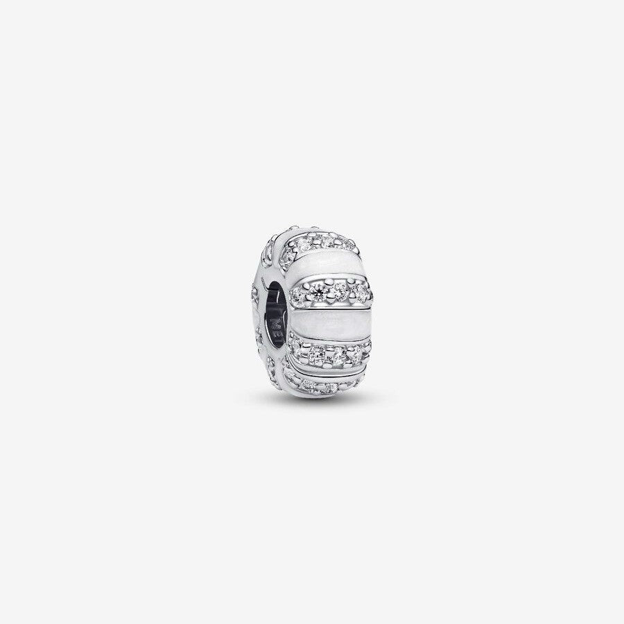 【Moments】PAN Stones & Enamel Clip Charm 925 silver 793785C01 Gold 763785C01