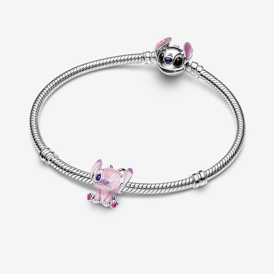【Moments】Pan Disney Lilo & Stitch Angel Charm Stitch Charm Duo 793815C01 925 silver 793739C01