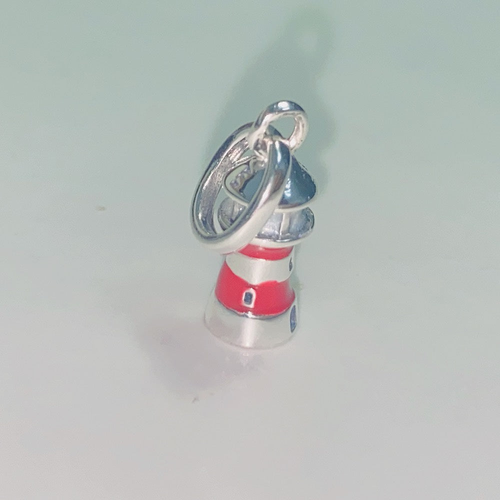 【Moments】PAN Glow-in-the-dark Lighthouse Dangle Char 792714C01 925 Silver pendant