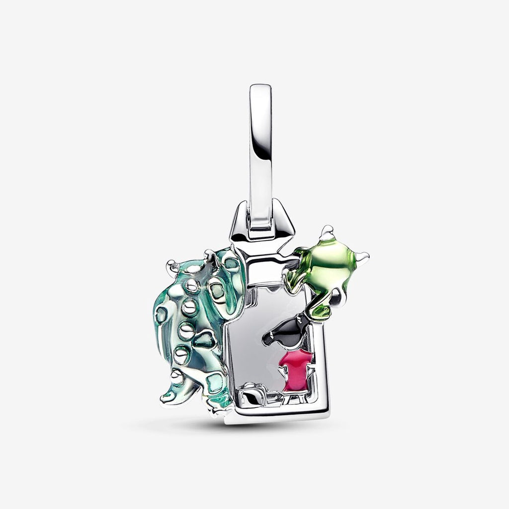 【Moments】Pan Pixar Monsters, Inc. Door Dangle Charm pendant 792758C01 925 silver film green  cartoon