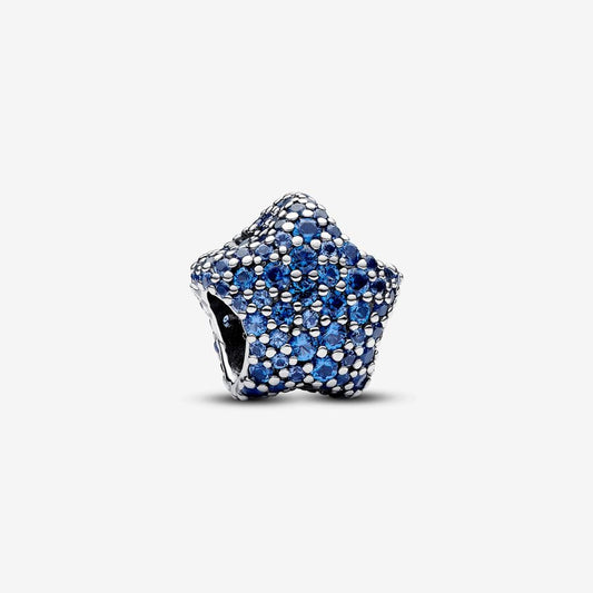 【Moments】Pan Bold Pavé Star Charm 793026C01 925 silver blue pandant sapphire Star