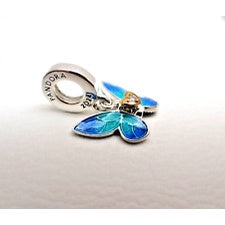 【Moments】PanClub 2024 Butterfly Dangle Charm 763082C01 925 silver blue pendant animals