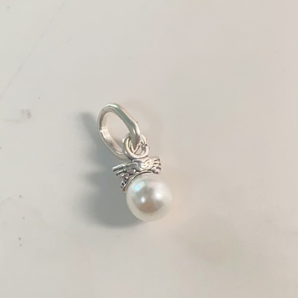 【Moments】【ME】 Cupid Mini Dangle Charm  793108C01 pearl white