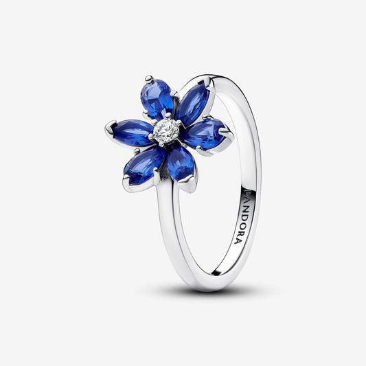 PAN Sparkling Blue Herbarium Cluster Ring 193000C01 925 Sterling silver classic blue stone