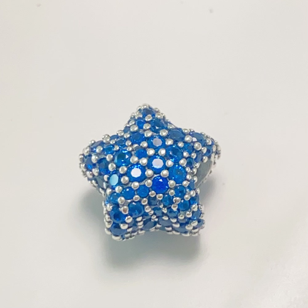 【Moments】Pan Bold Pavé Star Charm 793026C01 925 silver blue pandant sapphire Star