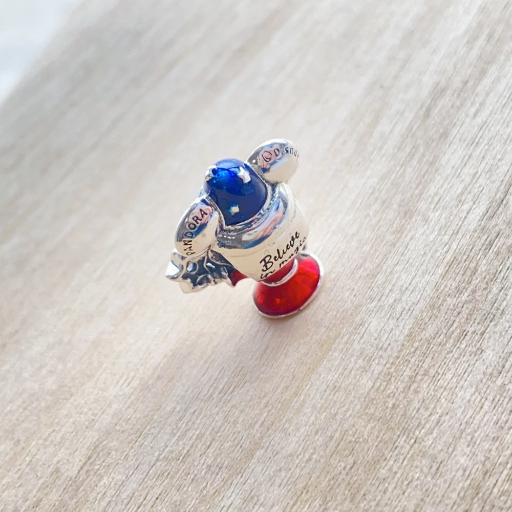 【Moments】Pan Dis**y Sorcerer Apprentice Mickey Charm 792954C01 925 silver pandant cute cartoon