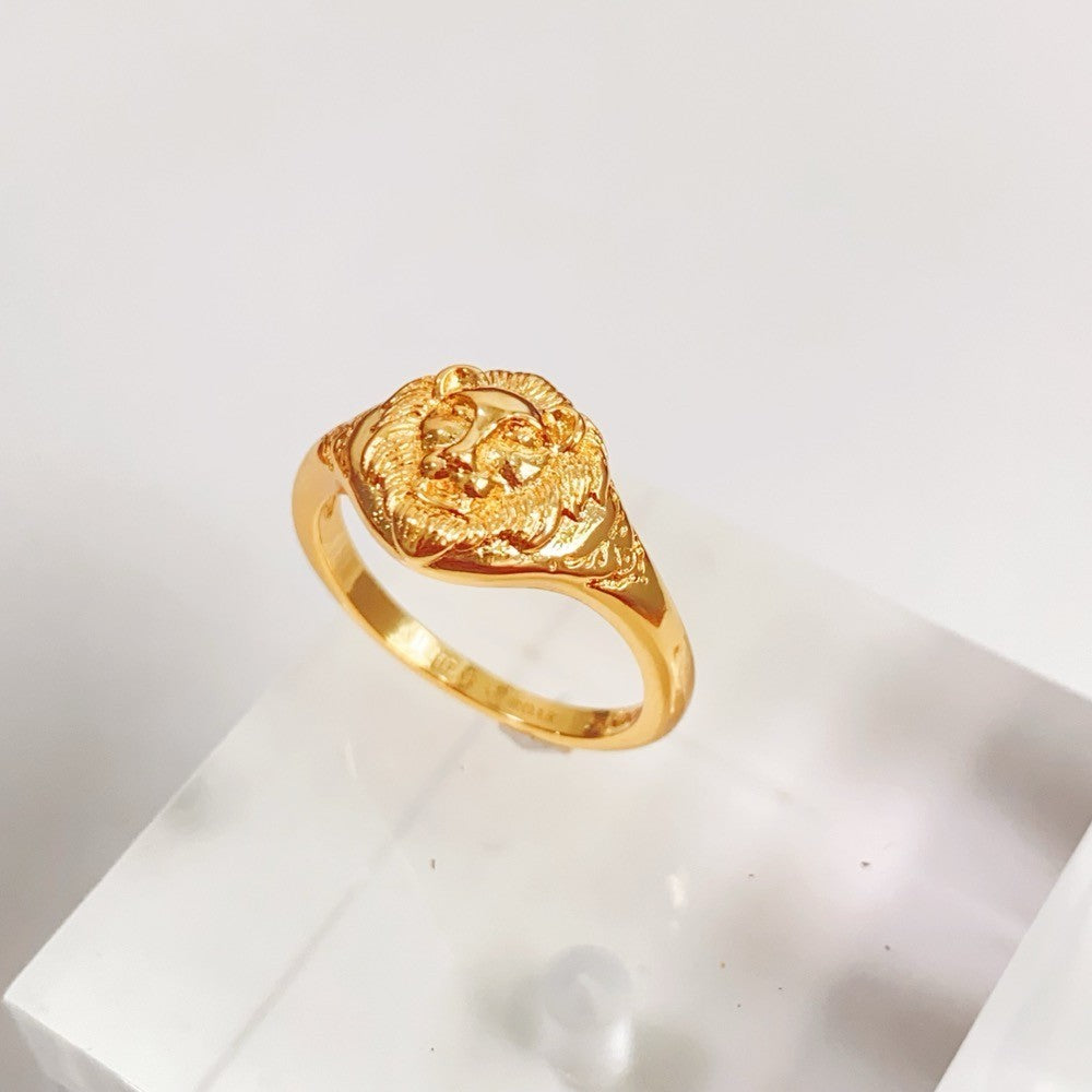 Pan Game of Thrones ''HEAR ME ROAR" Lannister Lion Ring gold 163139C00 gold big ring for men women