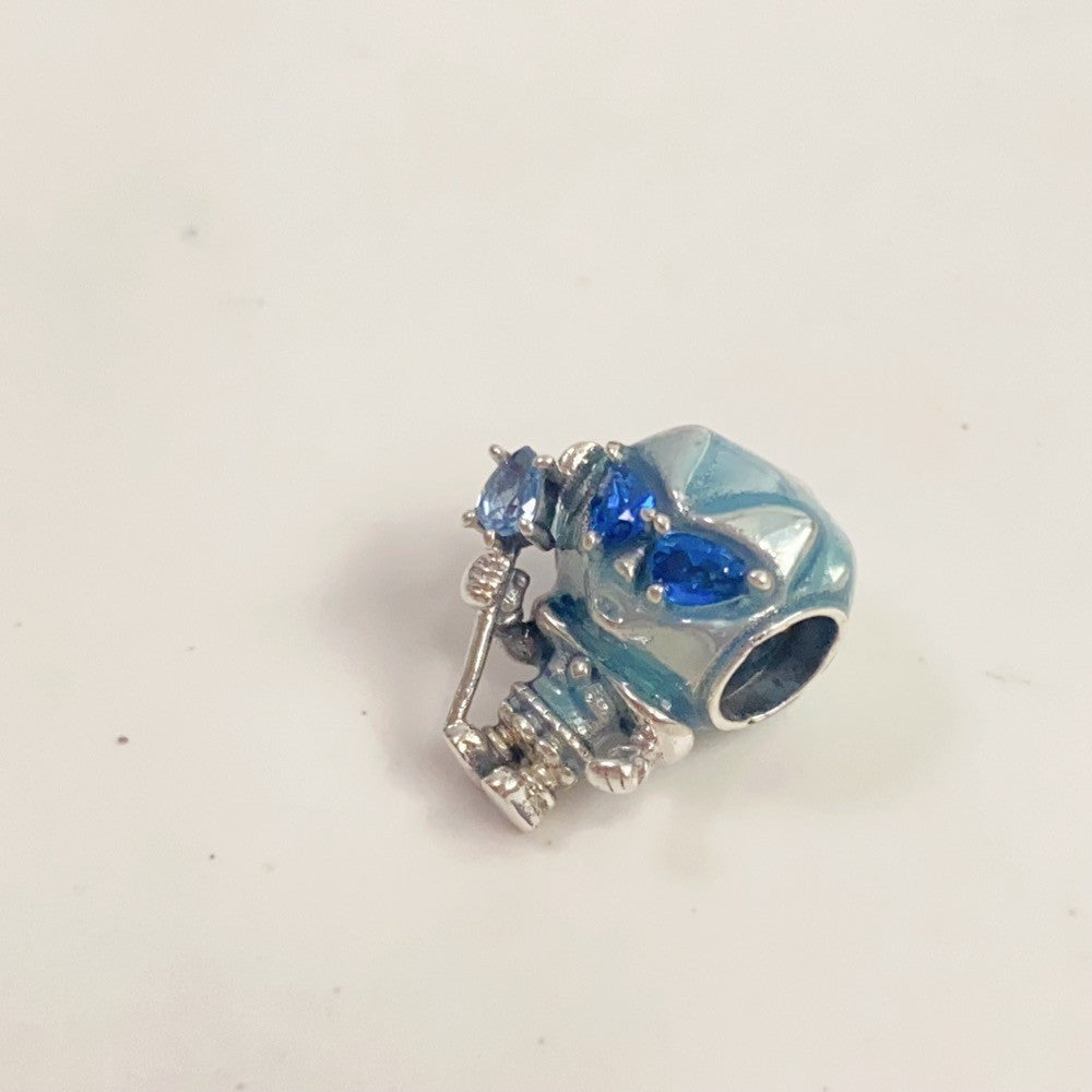 【Moments】PAN Game of Thrones White Walker Charm transparent blue 793138C01 Sterling silver Movie