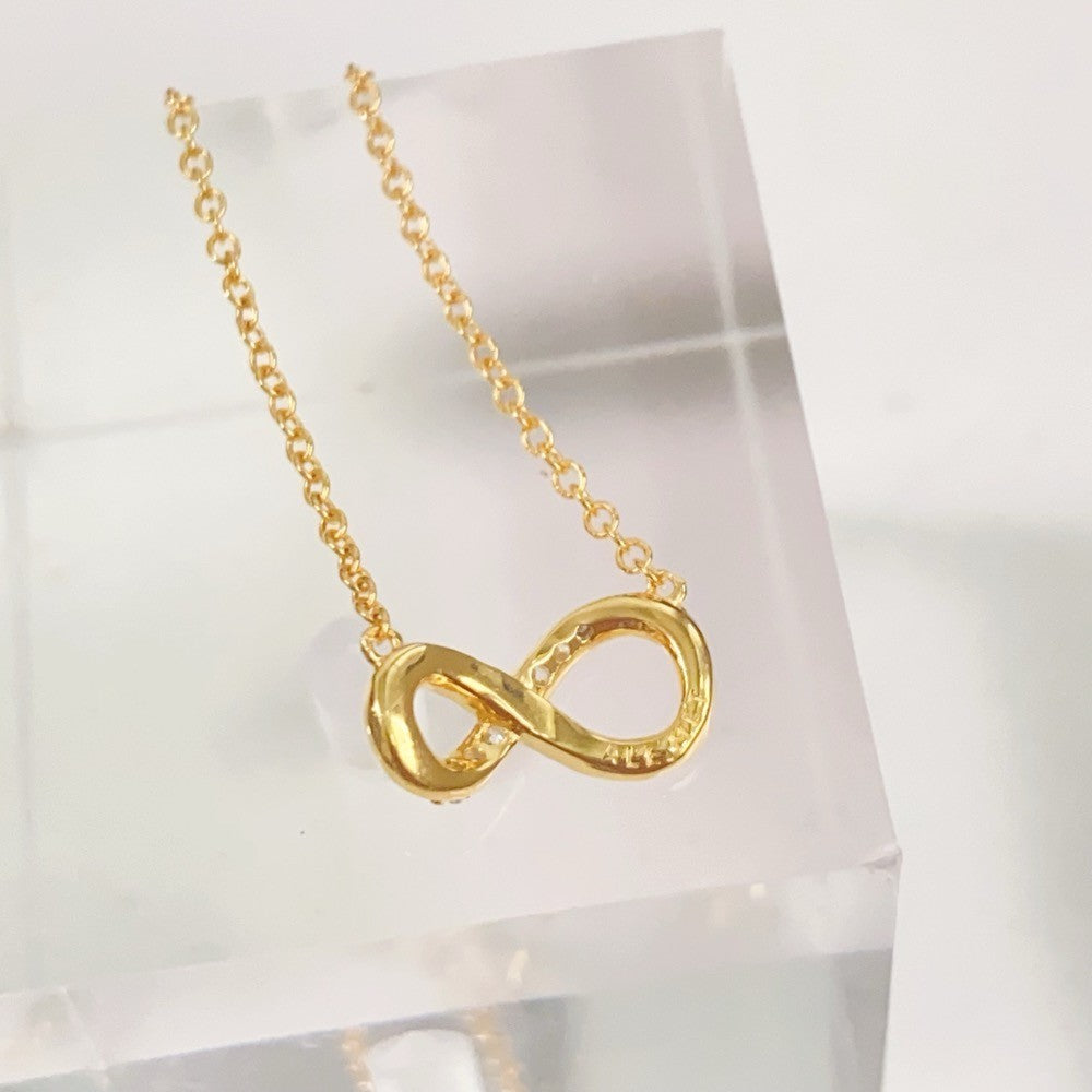 PAN Sparkling  Infinity Collier Gold Necklace 368821C01 gold Classic infinity symbol