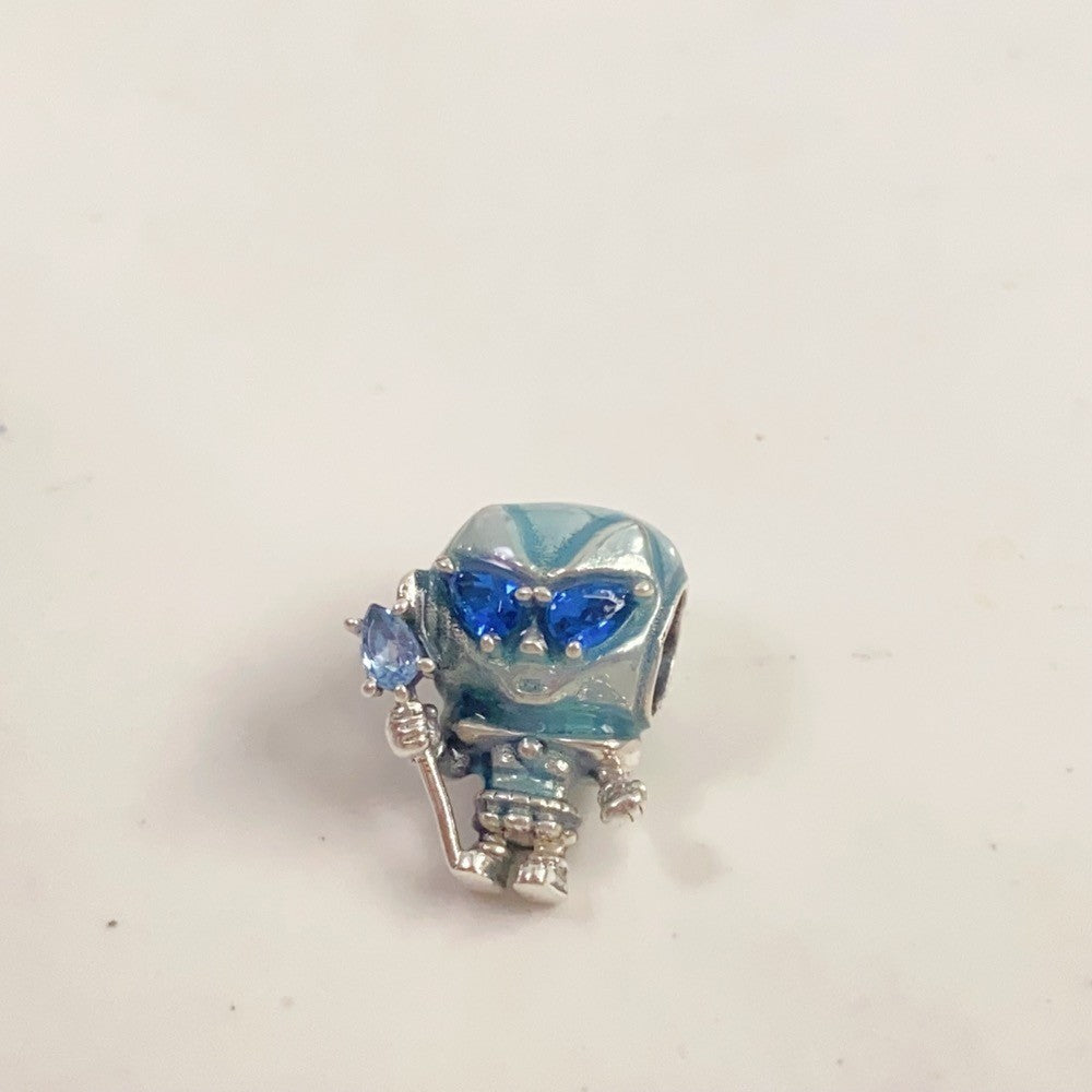 【Moments】PAN Game of Thrones White Walker Charm transparent blue 793138C01 Sterling silver Movie