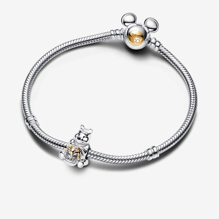 【Moments】Disney 100th Anniversary Winnie the Pooh Lab-grown Diamond Charm 793029C01 cartoon animals