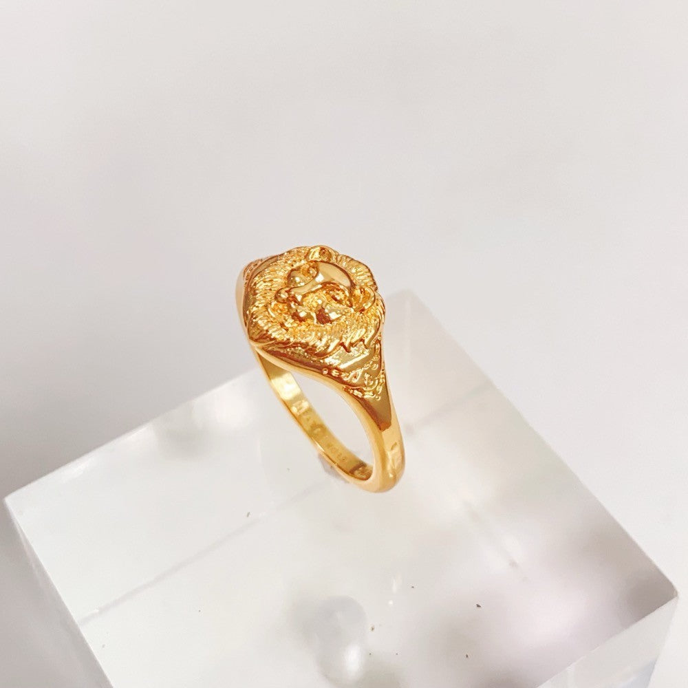 Pan Game of Thrones ''HEAR ME ROAR" Lannister Lion Ring gold 163139C00 gold big ring for men women