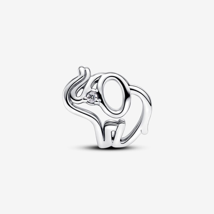 【Moments】Pan Openwork Elephant Charm 793345C01 hollow pendant 925 silver animal