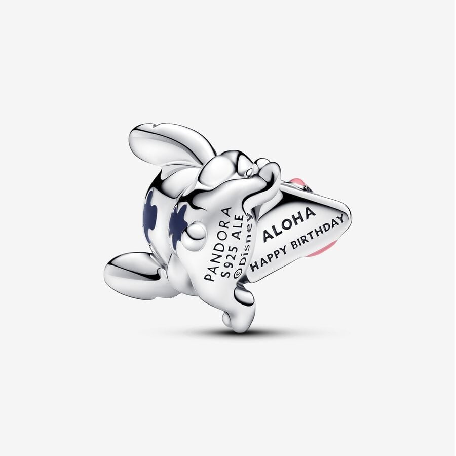 【Moments】Pan Stitch Birthday Cake Charm 793189C01 pink Cartoon 925 silver Sterling silver