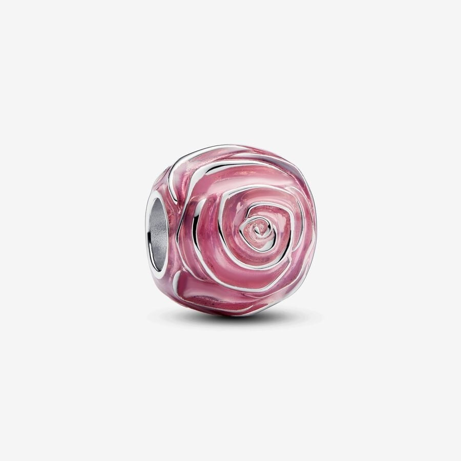 【Moments】 Pan Yellow /Pink Rose in Bloom Charm sterling silver Sterling silver 925 silver 793212C01 793212C02