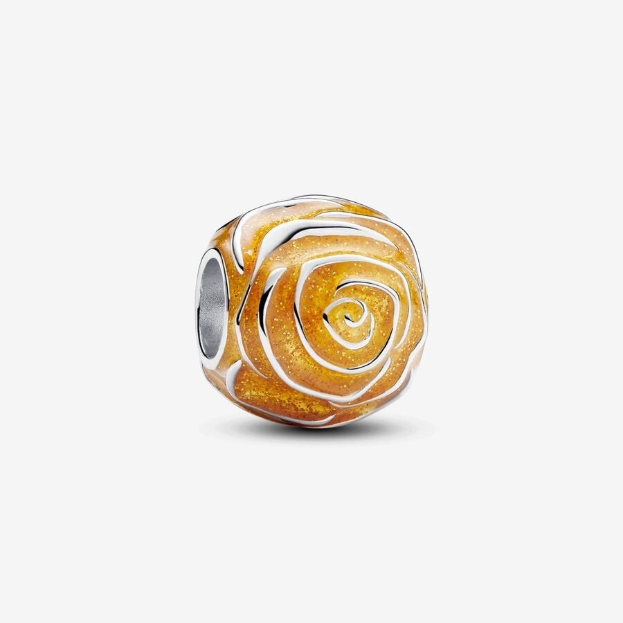 【Moments】 Pan Yellow /Pink Rose in Bloom Charm sterling silver Sterling silver 925 silver 793212C01 793212C02