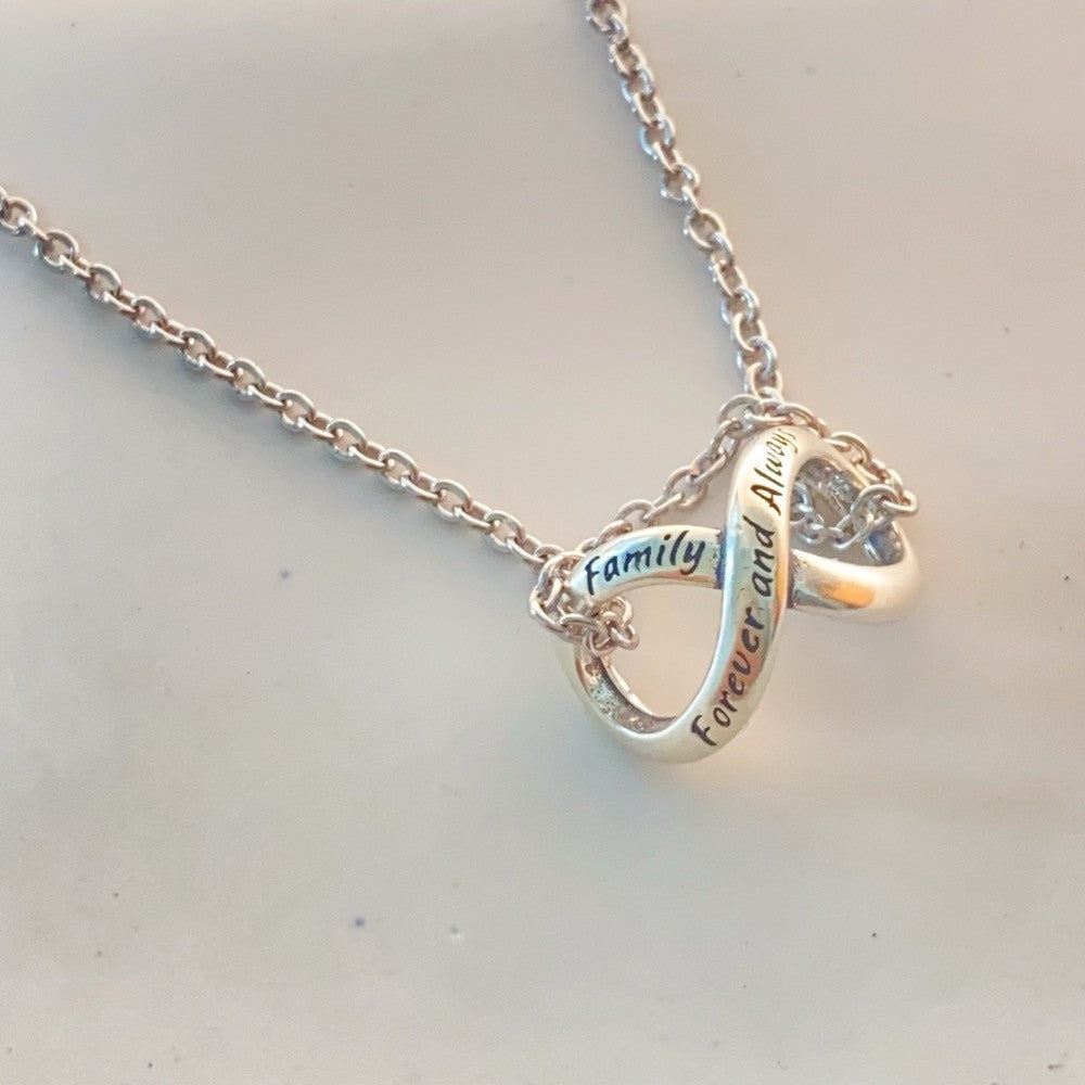 【Moments】Pan Forever & Always Infinity Charm 793243C00 hollow pendant 925 silver