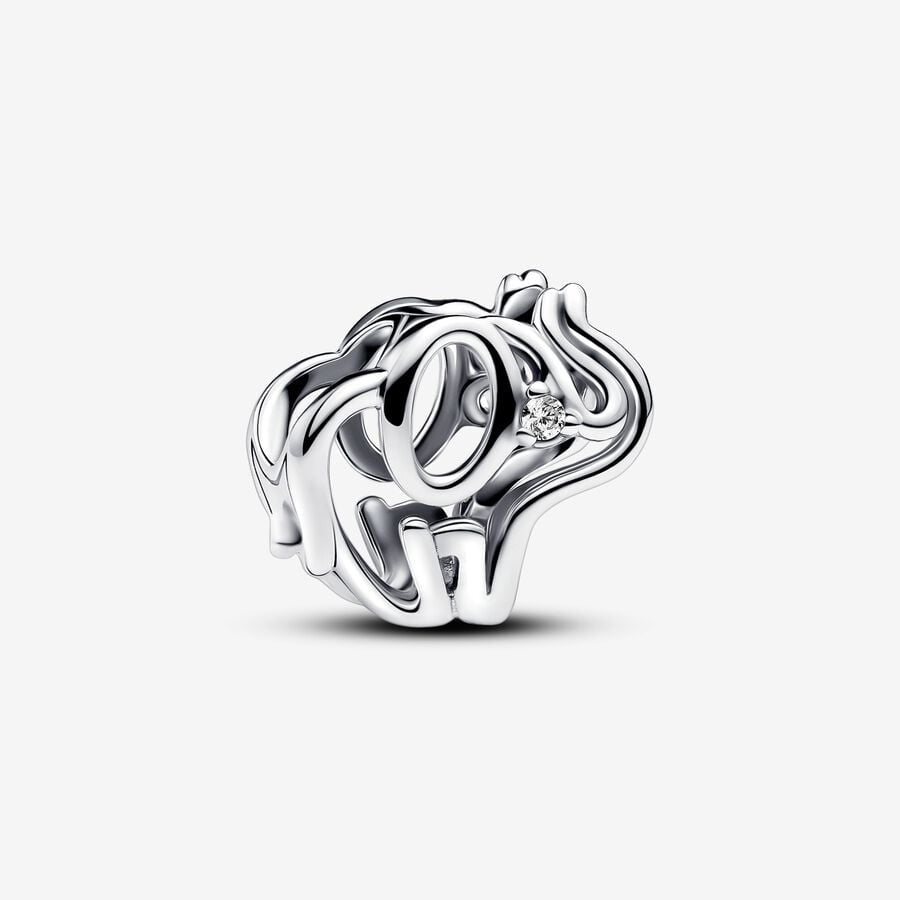 【Moments】Pan Openwork Elephant Charm 793345C01 hollow pendant 925 silver animal