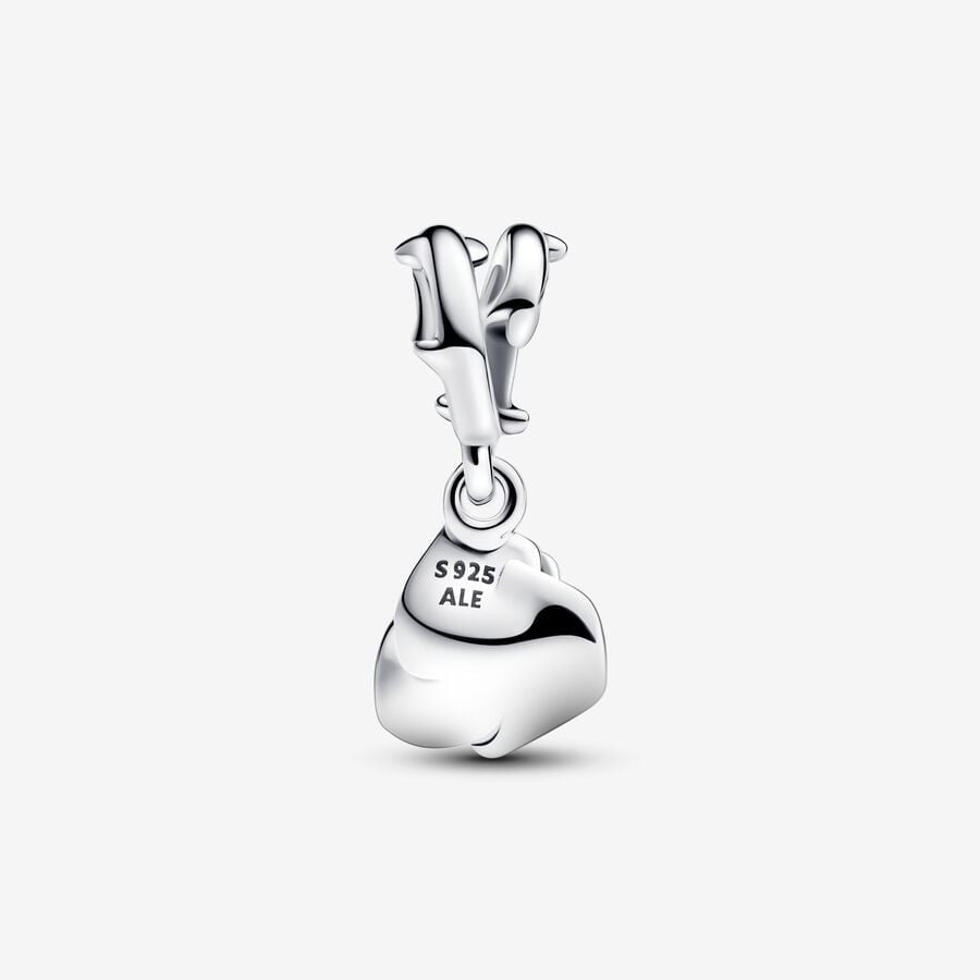 【Moments】PAN Rose in Bloom Dangle Charm 793213C00 925 Sterling silver pendant