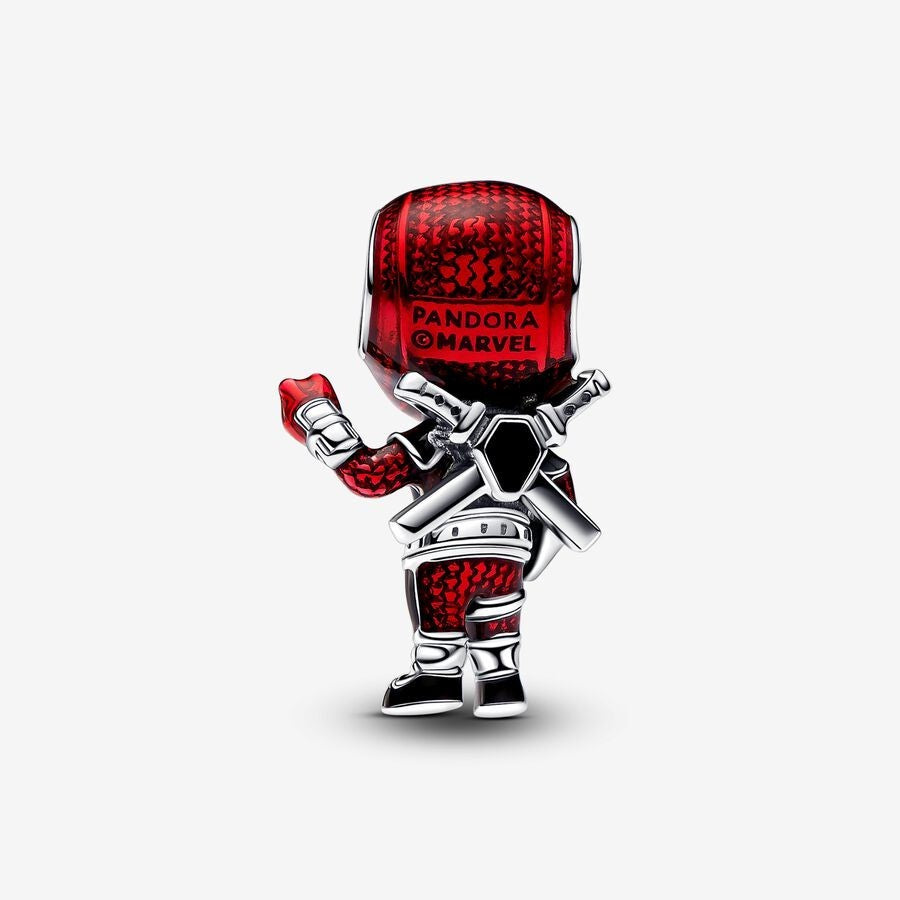 【Moments】PAN Marvel Deadpool Charm 925 silver 793360C01 red black cartoon superman