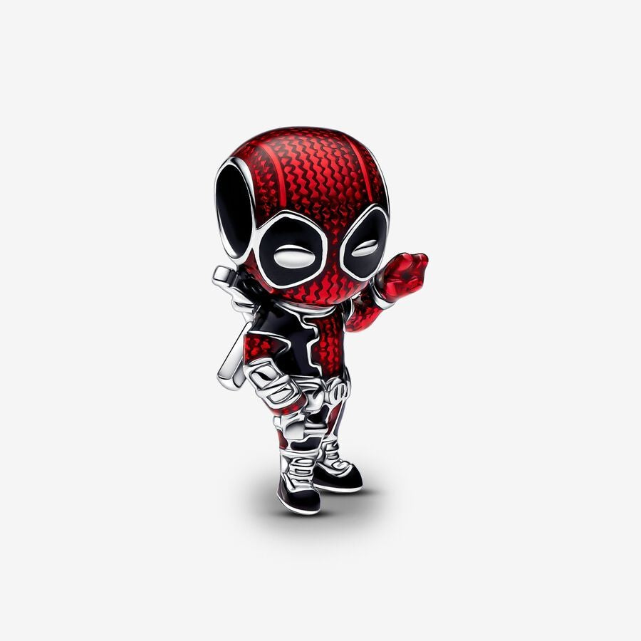 【Moments】PAN Marvel Deadpool Charm 925 silver 793360C01 red black cartoon superman