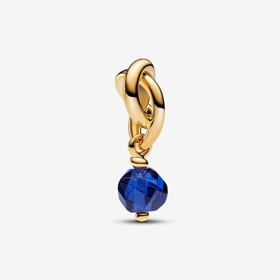 【ME/Moments】PAN Gold Eternity Circle Dangle Charm Pink red blue Green Lucky birthday Birthstones