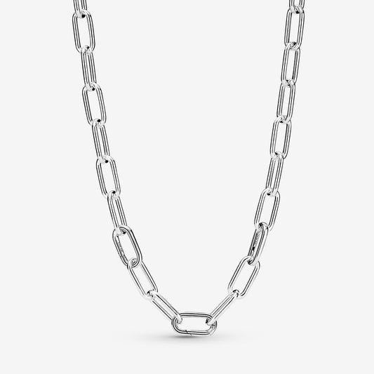 【ME】PAN ME Medium-Link Chain Necklace  399590C00 925 silver DIY Necklace