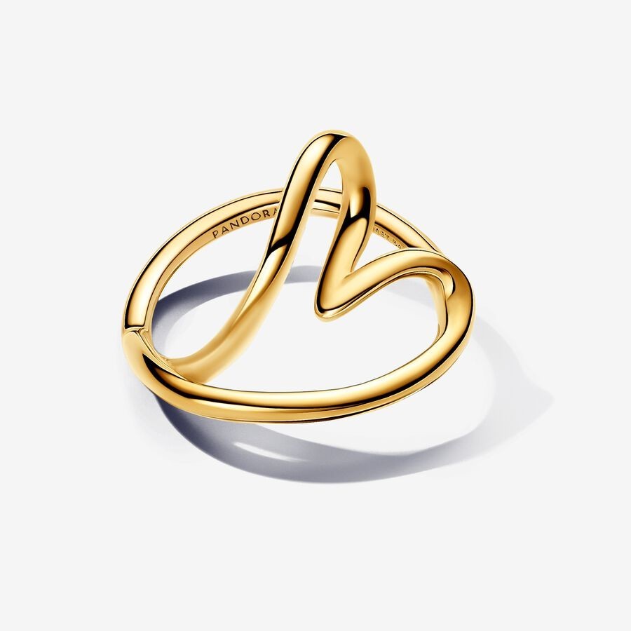 Pan Organically Shaped Heart Ring gold 163288C00 gold Simple style ring for women