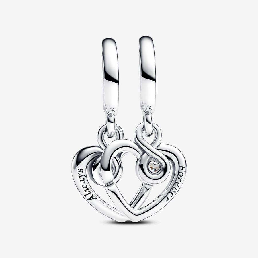 【Moments】Pan Forever & Always Splittable Dangle Charm 793232C01 925 silver pandant 2in1