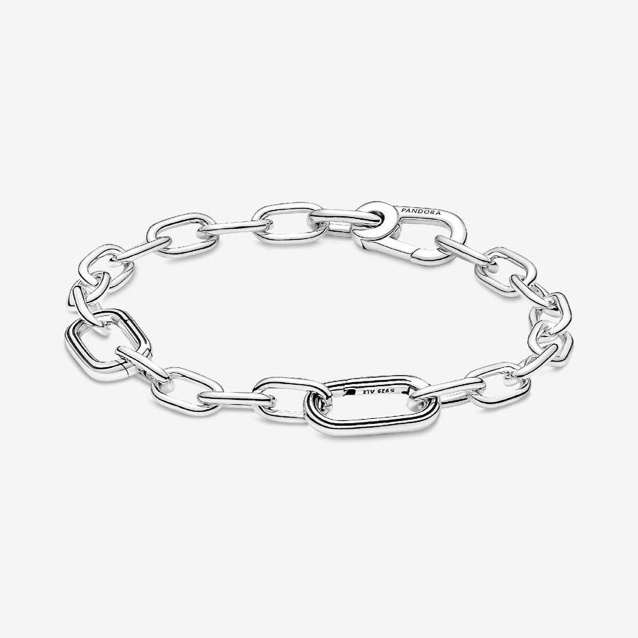 【ME】【ESSENCE】ME Silver Link Chain Bracelet  Small charm Compatible Gold rosegold 599662C00 589662C00 569662C00