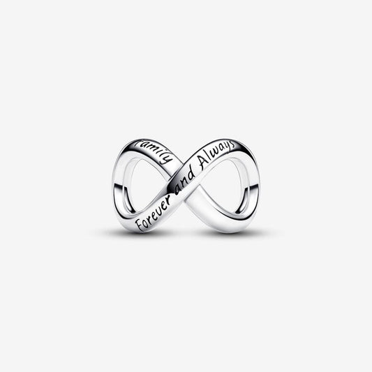 【Moments】Pan Forever & Always Infinity Charm 793243C00 hollow pendant 925 silver