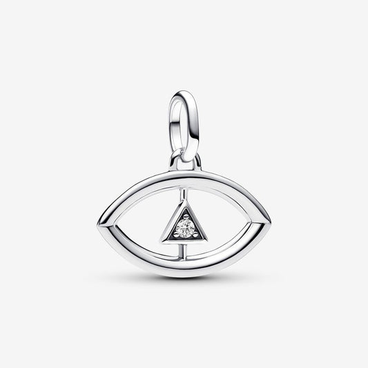 【ME/Moments】PAN Evil Eye Medallion Charm 925 silver 793372C01 pendant