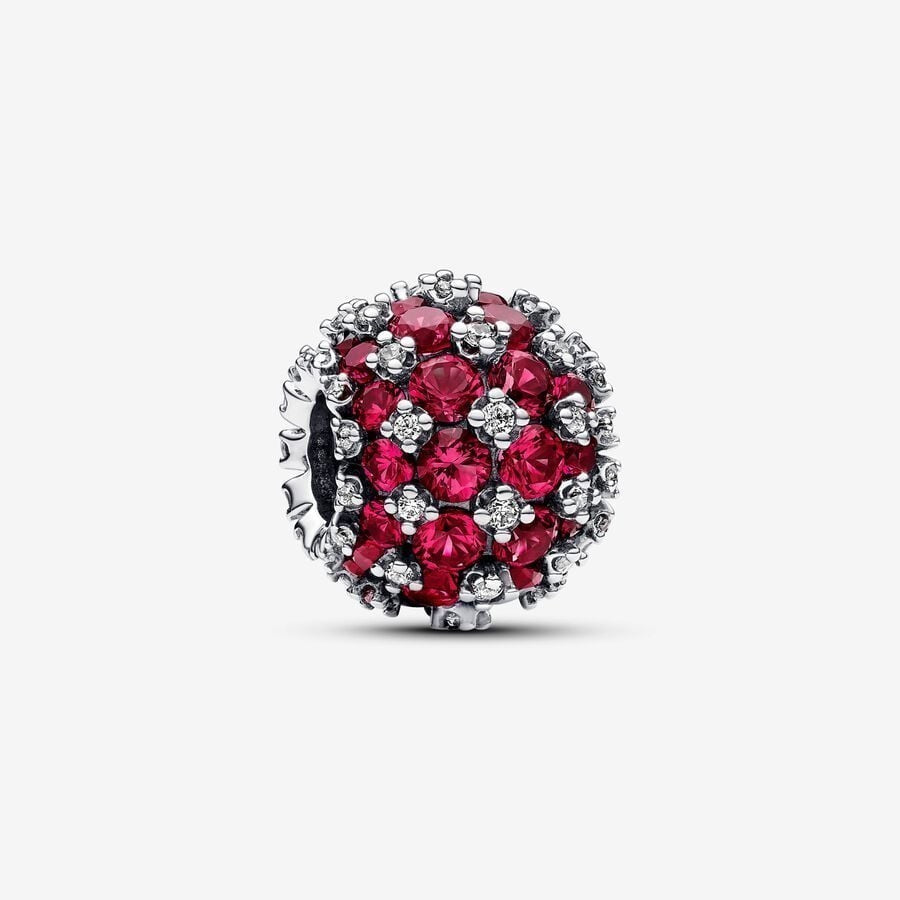 【Moments】 Pan Sparkling Pavé Round Charm  sterling silver Black pink blue 792630C01 792630C04 792630 792630C03C02