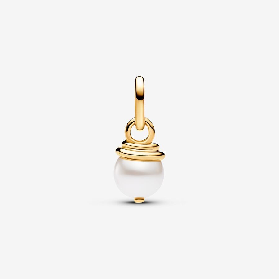 【ME/Moments】Pan Snake Pearlescent Mini Dangle Charm gold 763375C01 pendant