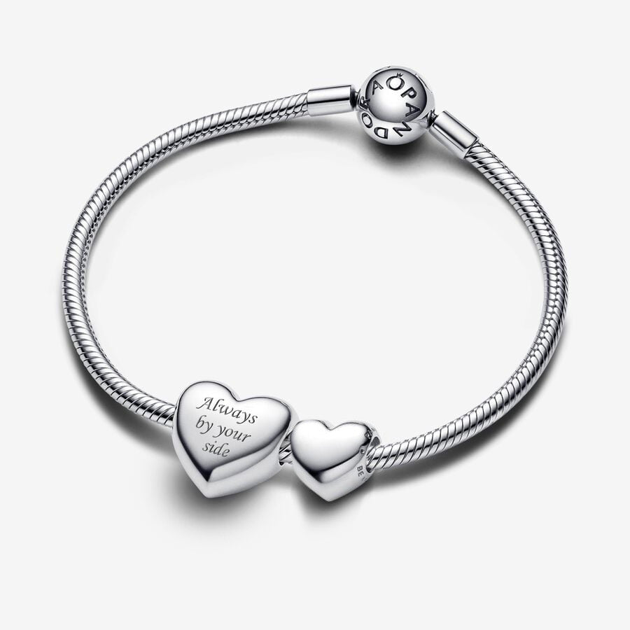 【Moments】PAN Be Love Engravable Heart Charm 793439C00 793440C00 925 Silver DIY charm