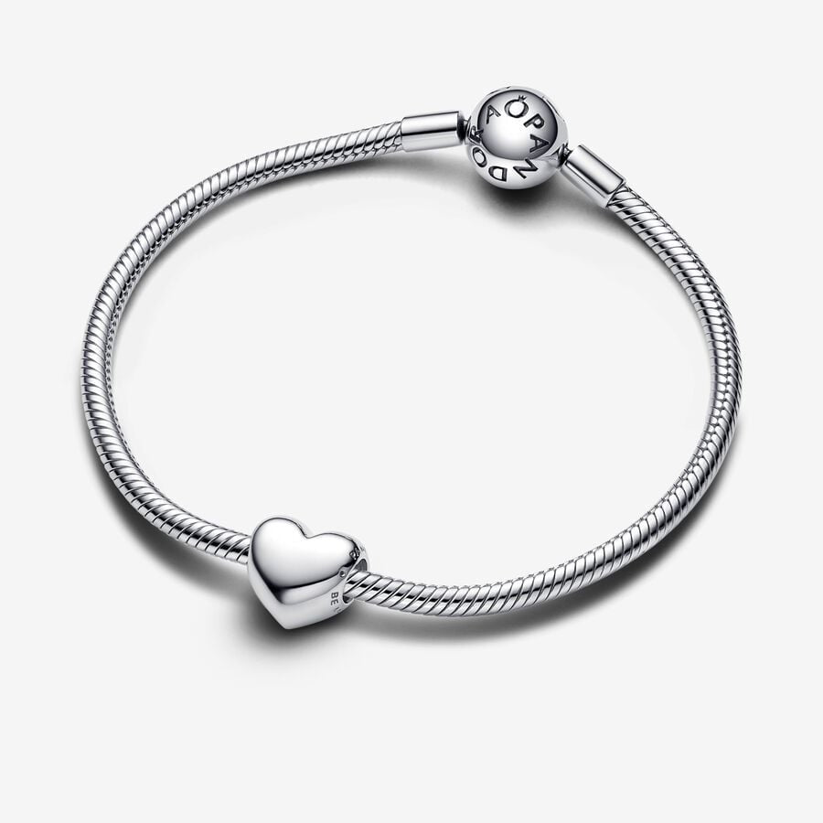 【Moments】PAN Be Love Engravable Heart Charm 793439C00 793440C00 925 Silver DIY charm