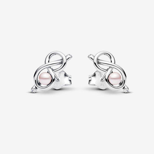 PAN Infinity Knot Stud Earrings 293761C01 small Hypoallergenic Sterling silver Mother's Day
