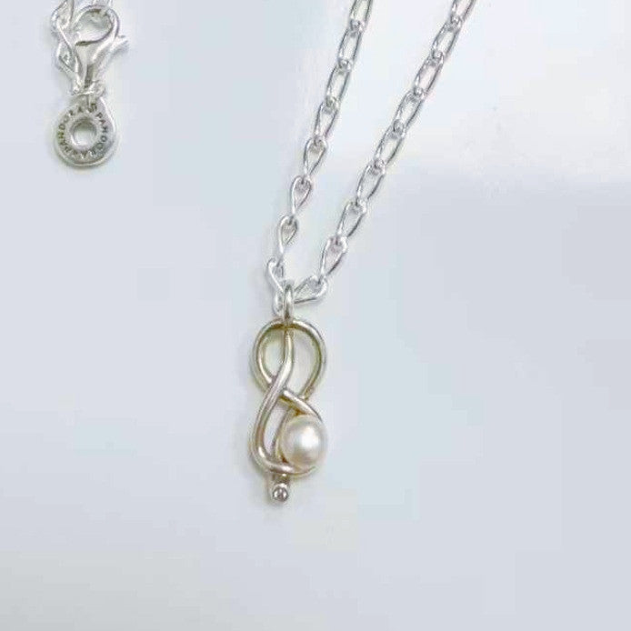 PAN Infinity Knot Collier Necklace 393762C01 925 silver for women gift Mother's Day
