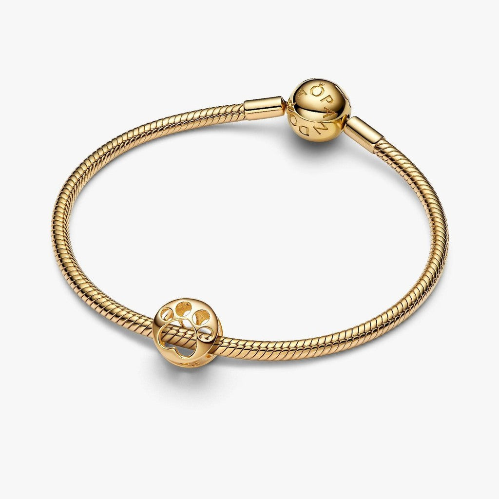 【ME｜Moments】PAN Openwork Paw Charm 768869C00 Gold 925 silver 768869C00 Animal