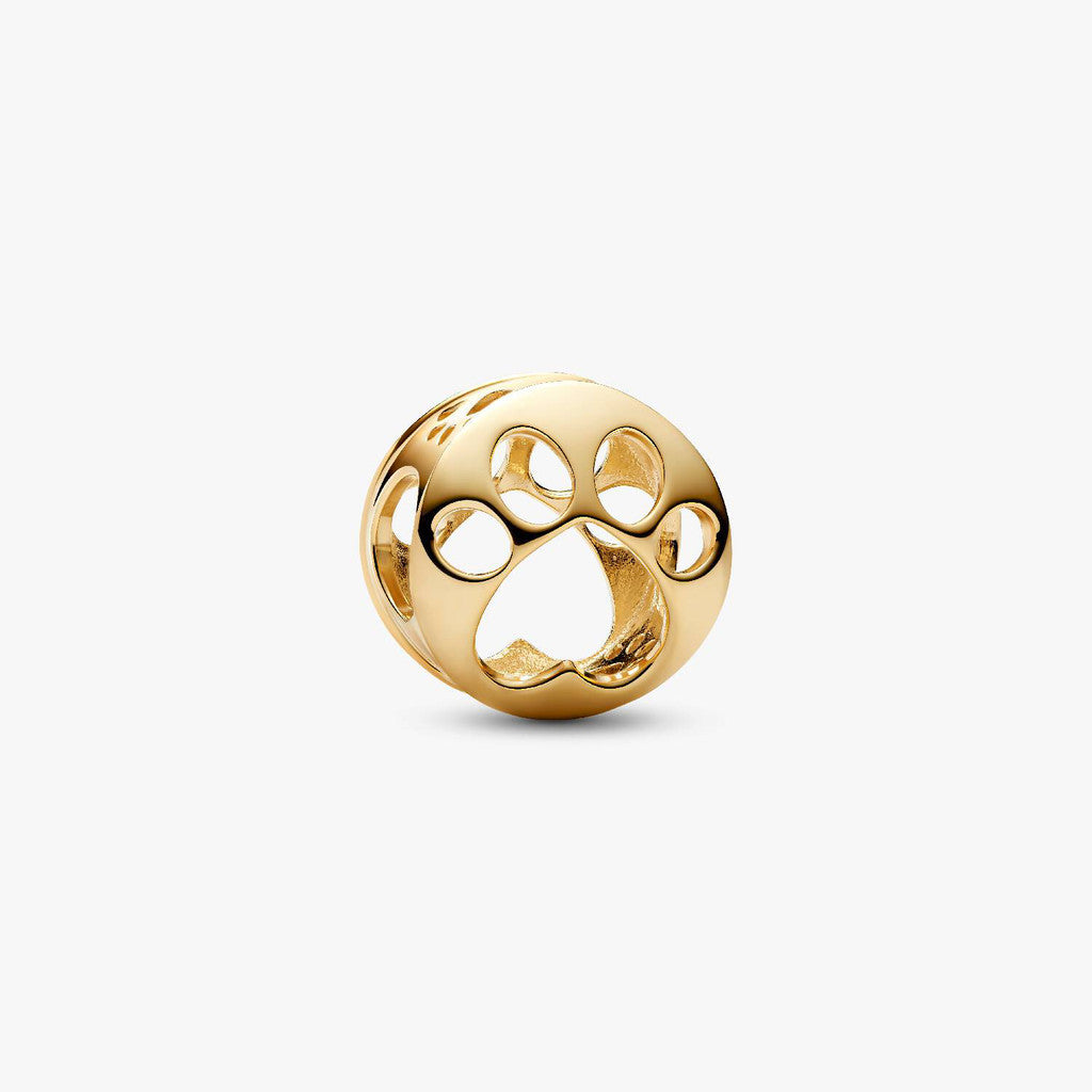 【ME｜Moments】PAN Openwork Paw Charm 768869C00 Gold 925 silver 768869C00 Animal