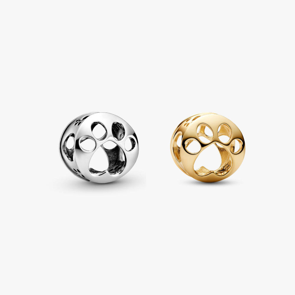 【ME｜Moments】PAN Openwork Paw Charm 768869C00 Gold 925 silver 768869C00 Animal