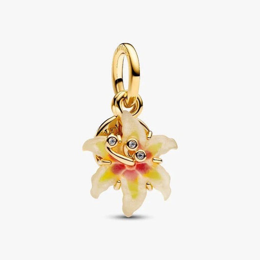 【ME｜Moments】PAN Disney Tangled Sundrop Flower Glow-in-the-dark Charm Gold Perfect luck for 764020C01